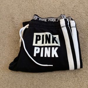 Black PINK Victoria’s Secret Sweatpants !